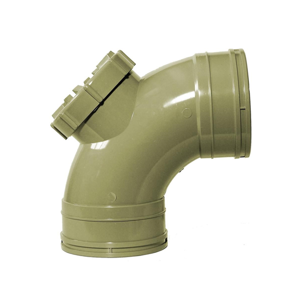 110mm 92.5 Degree Access Bend Grey