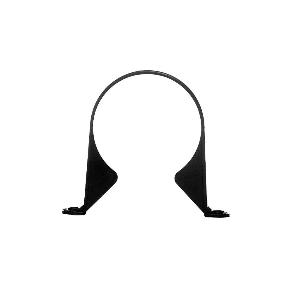 110mm Pipe Bracket Black