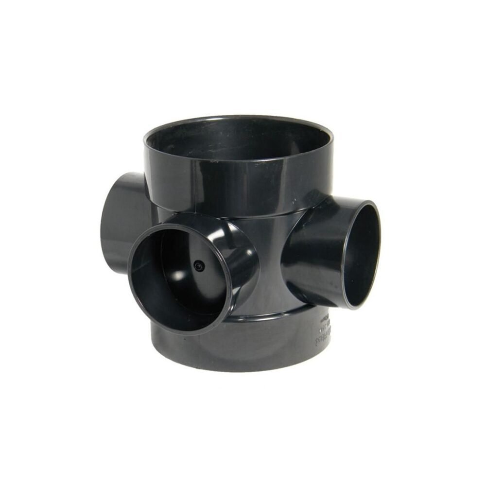 112mm Short Boss Pipe Black