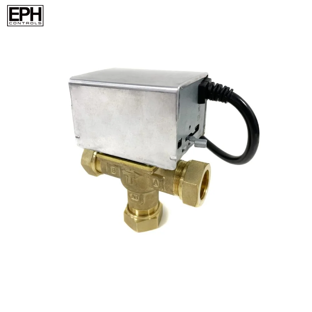 3 Port Mid Position Valve - High Flow Rate 22mm