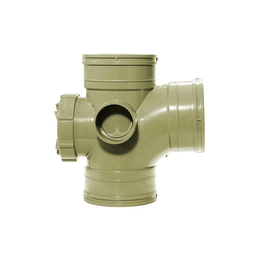 110mm Solvent Access Door Branch Triple Socket