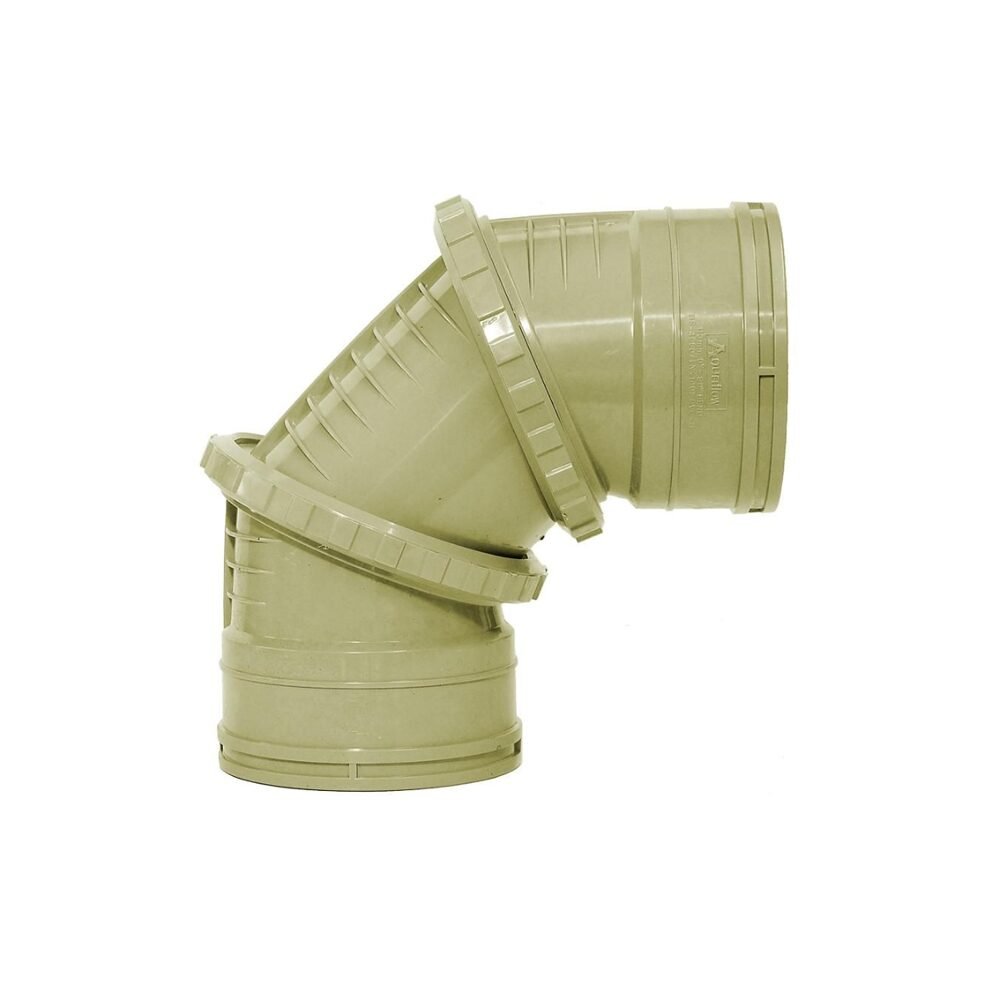 110mm Solvent 0-90 Adjustable Bend Grey