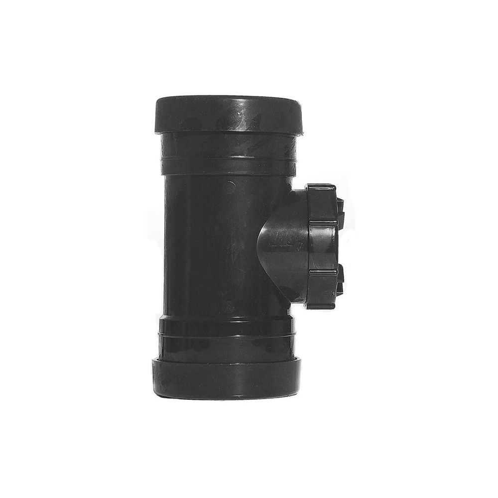 110mm Black Solvent Access Pipe Coupling
