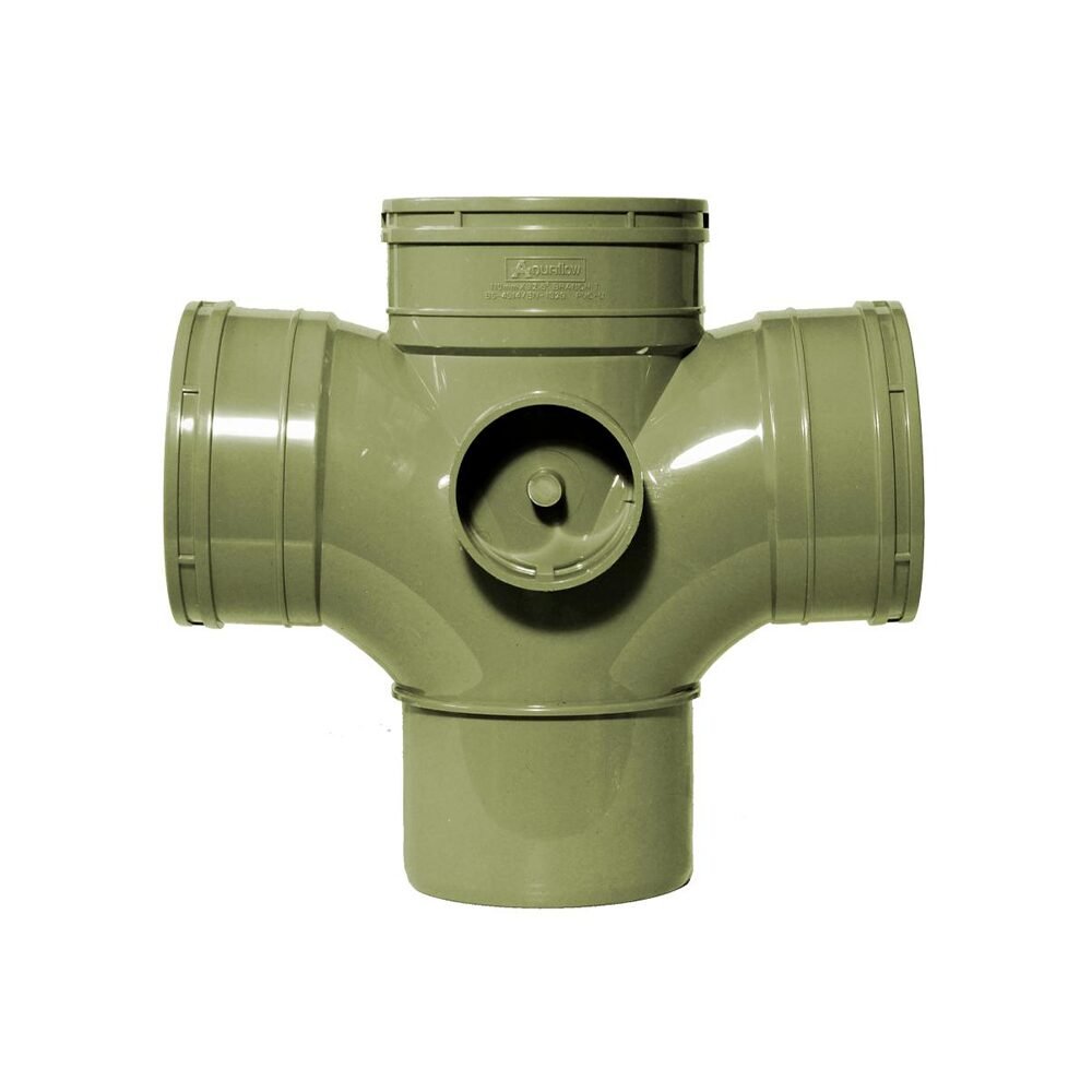 110mm Solvent Double Socket Branch 50mm Boss