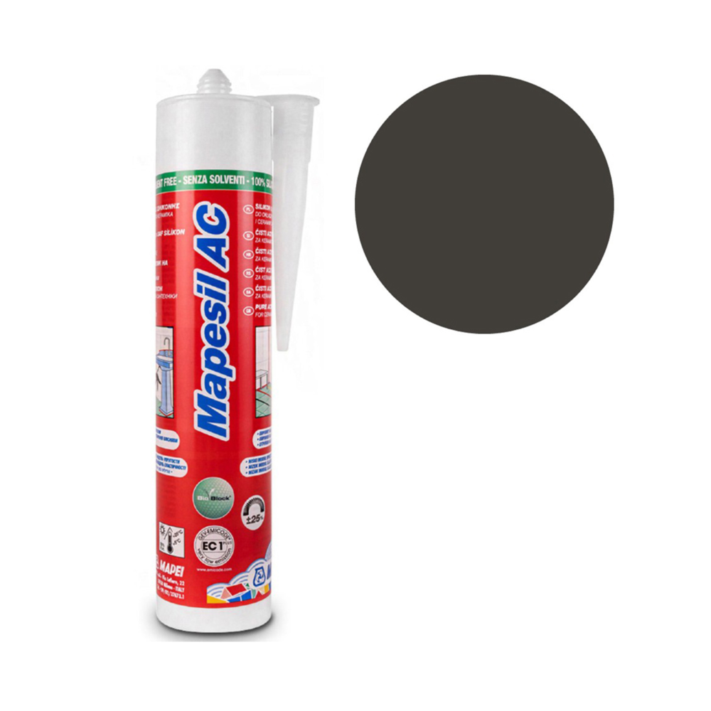 Mapei Mapesil AC 120 Solvent-Free Silicone Black 310ml