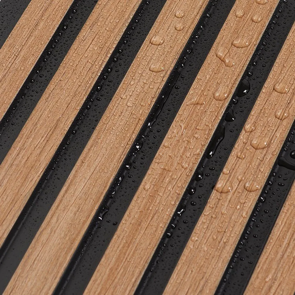 QX Aqualine Wood Finish Bathroom Panels - 300 x 2600 x 12mm 12mm