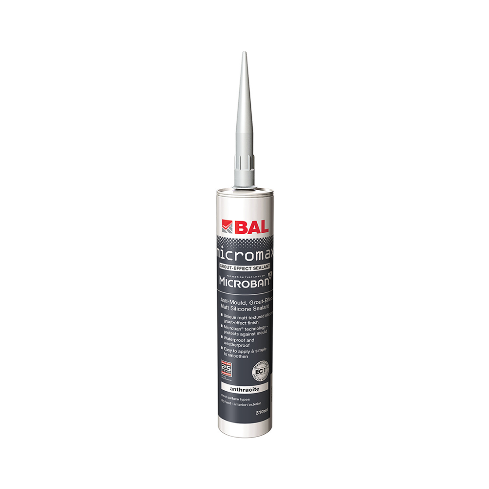 BAL Micromax Grout-Effect Sealant 310ml Anthracite