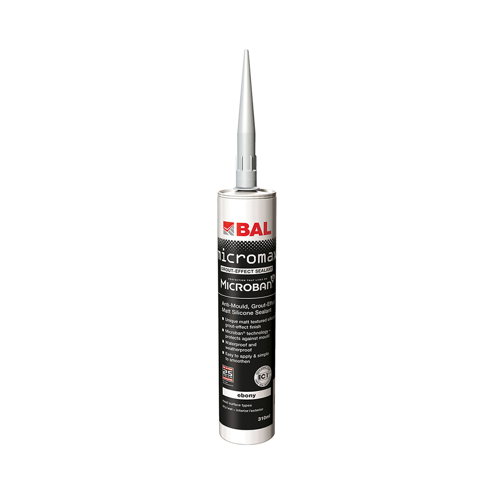 BAL Micromax Grout-Effect Sealant 310ml Ebony