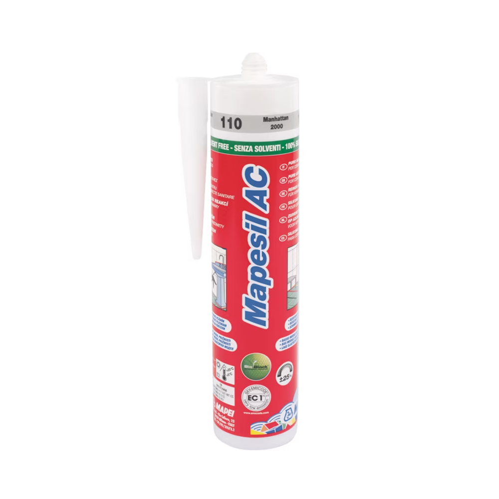 Mapei Mapesil AC 110 Solvent-Free Silicone Manhattan 310ml