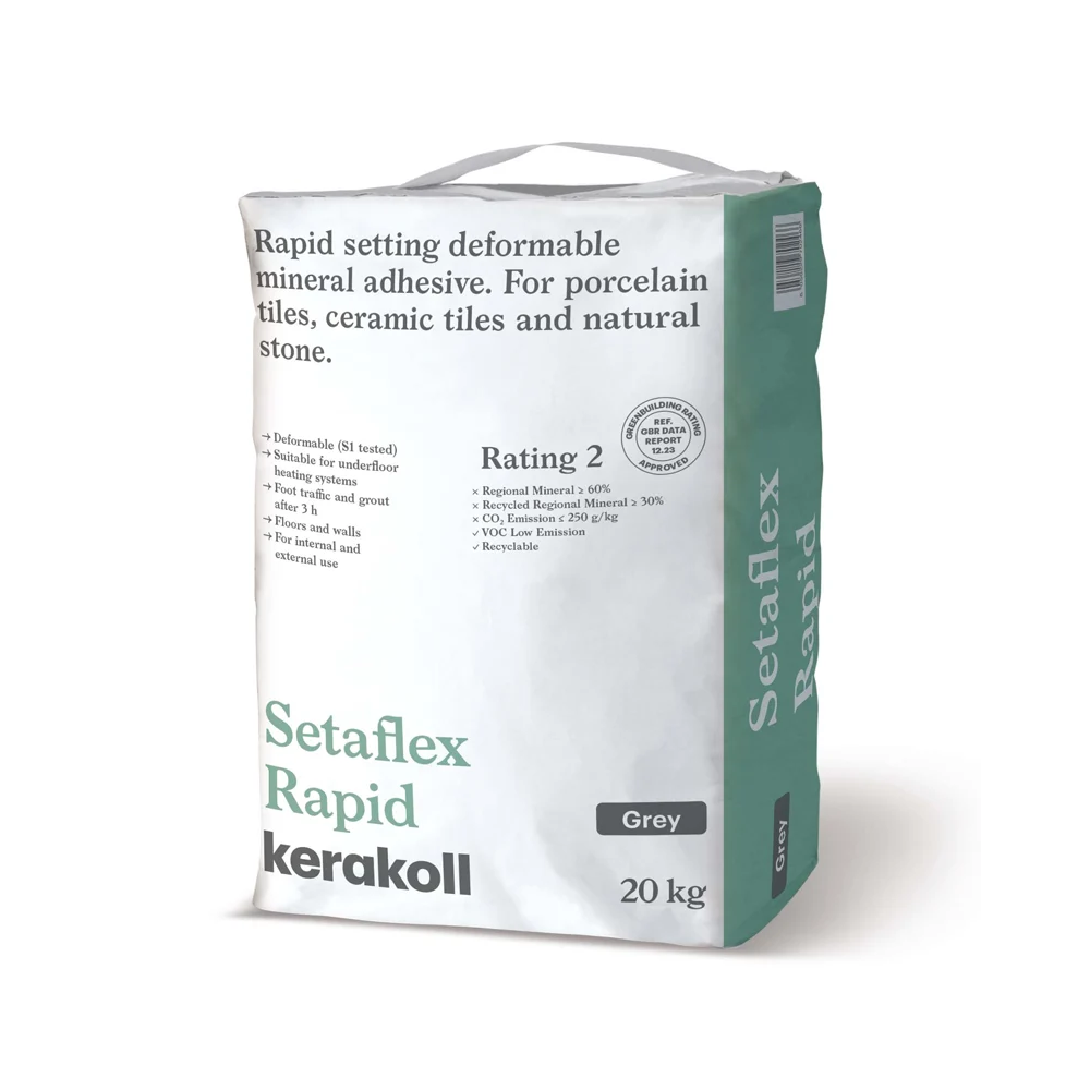 Setaflex Grey 20kg Rapid Set Tile Adhesive