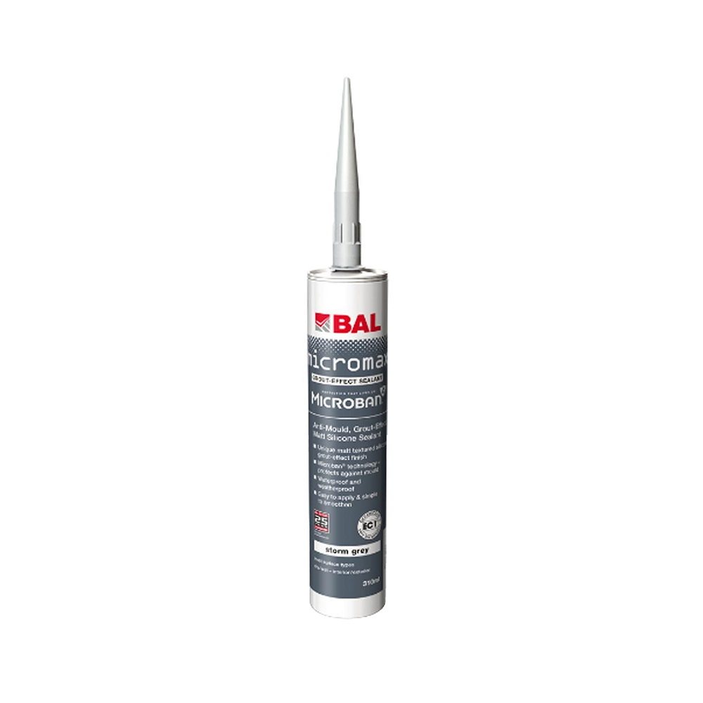 BAL Micromax Grout-Effect Sealant 310ml Storm Grey