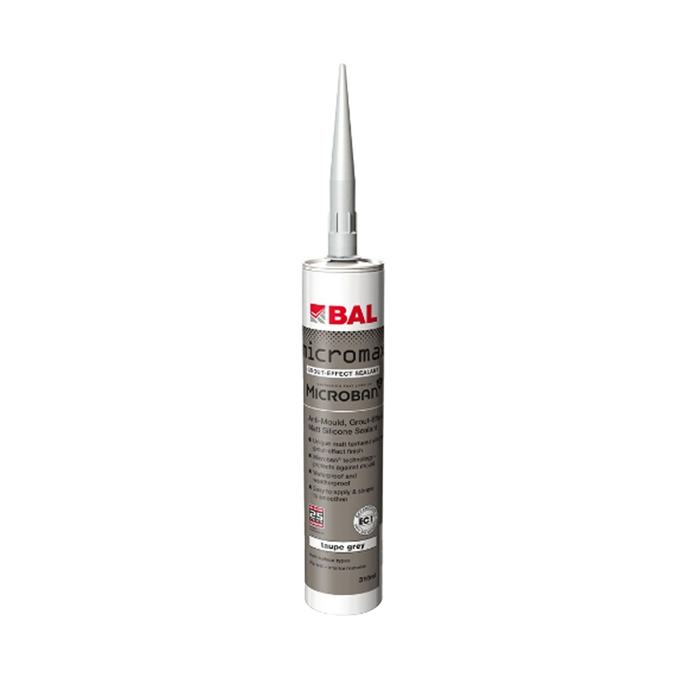 BAL Micromax Grout-Effect Sealant 310ml Taupe Grey