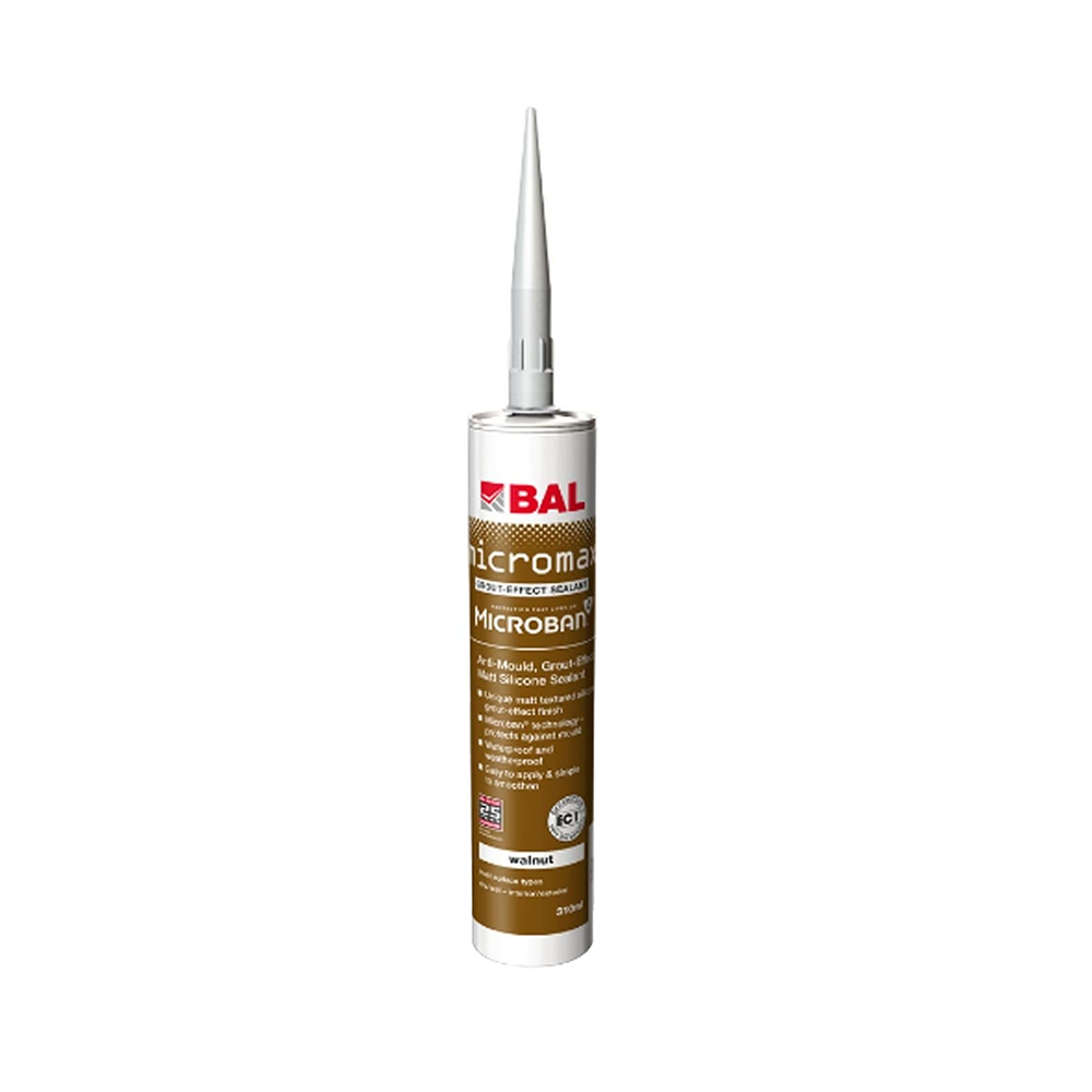 BAL Micromax Grout-Effect Sealant 310ml Walnut