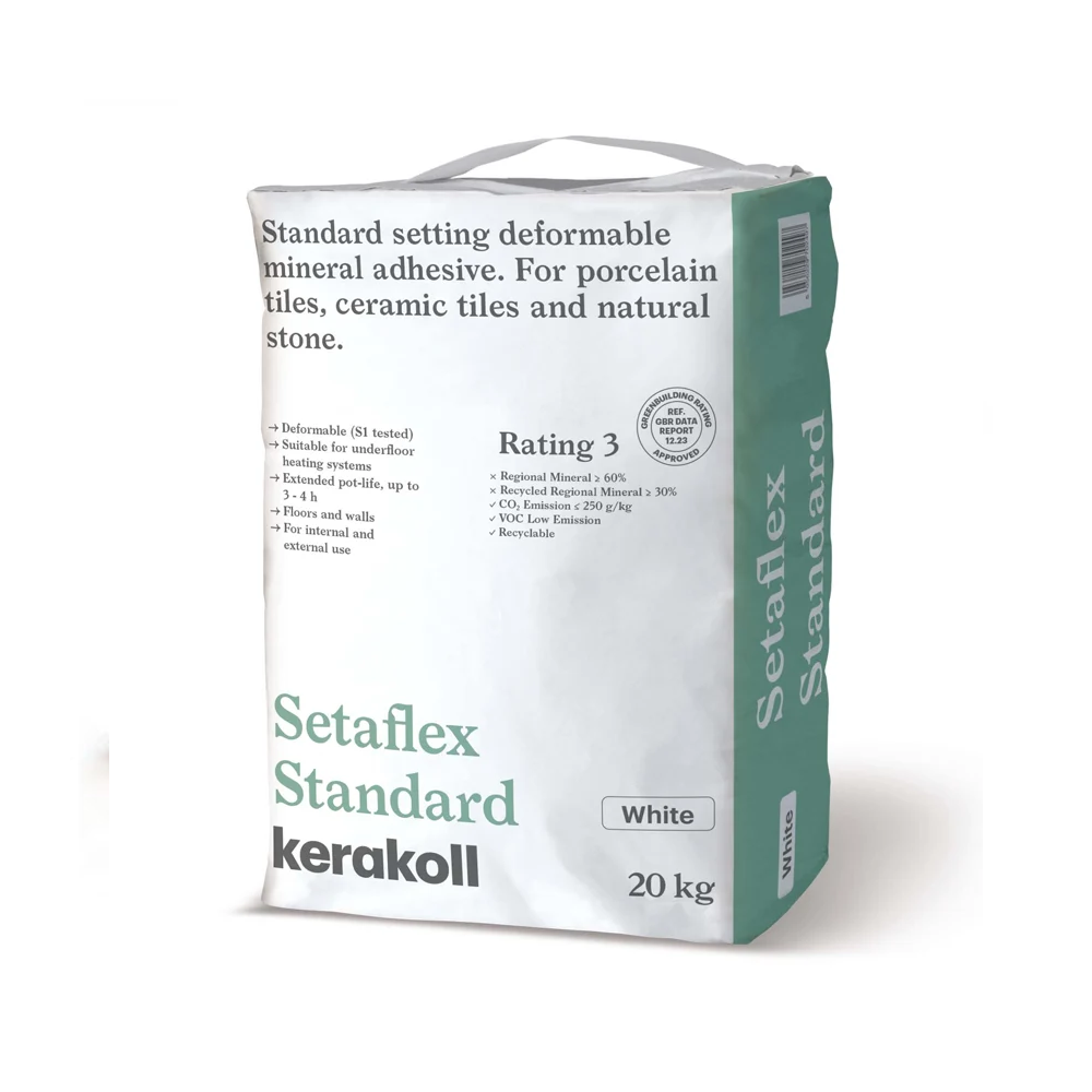 20kg White Adhesive Standard Set Setaflex for Floor & Wall Tile