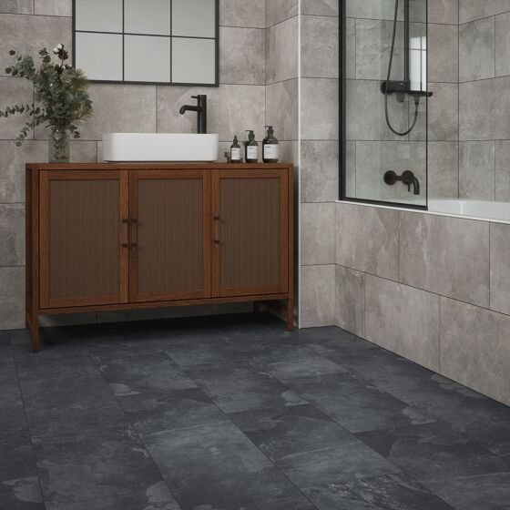 Turin Glazed Matt Porcelain Wall & Floor Tiles Per m² - 308x615mm