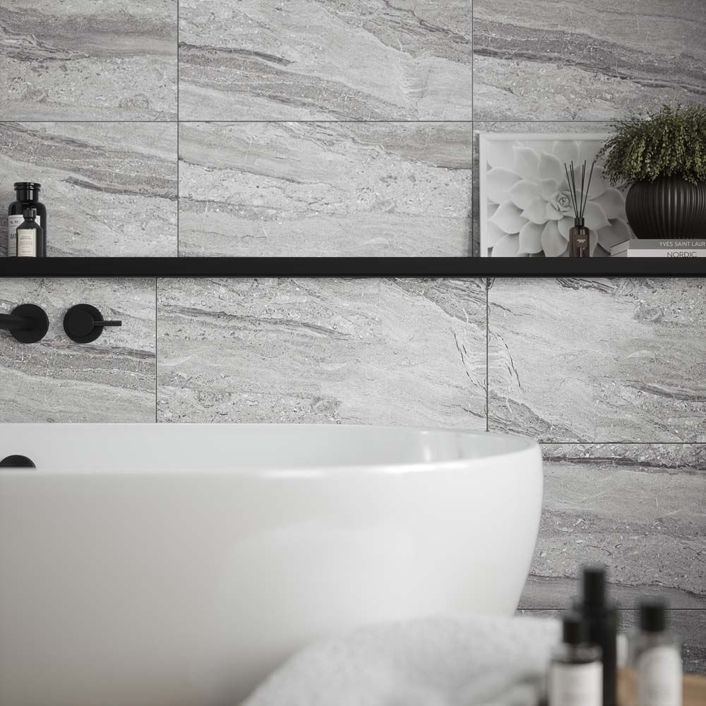 Florence Grey Wall Tile Per m²