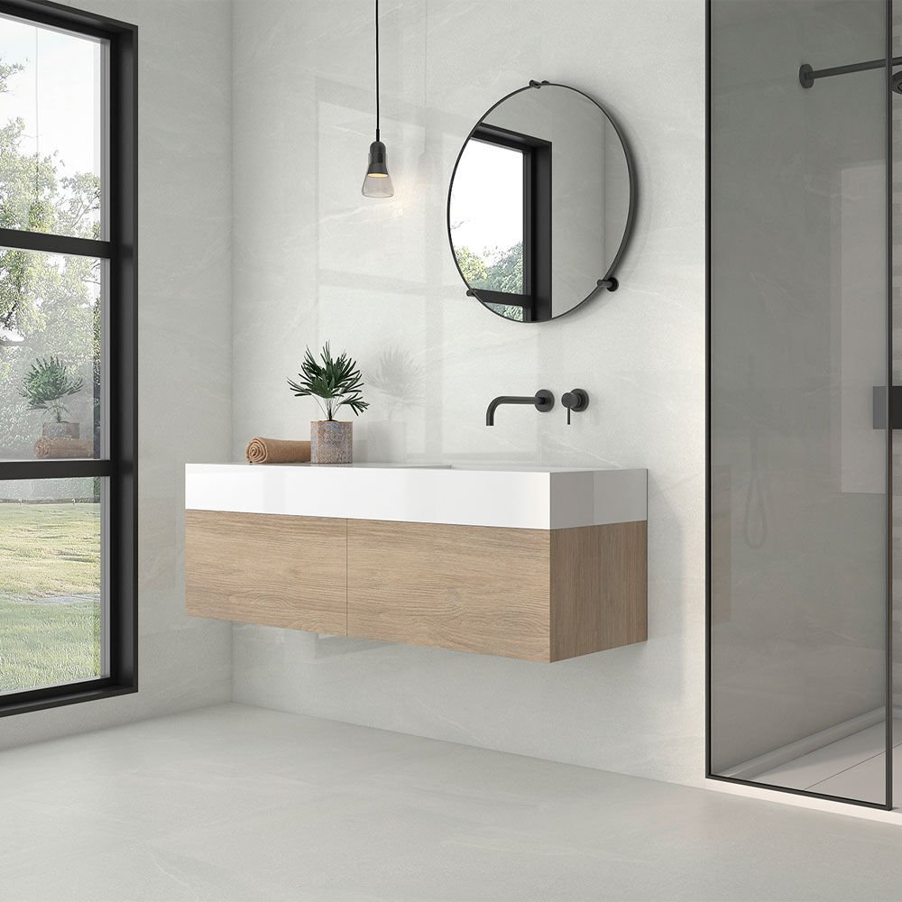 Seal White Matt W&F Per m² - 595x595mm