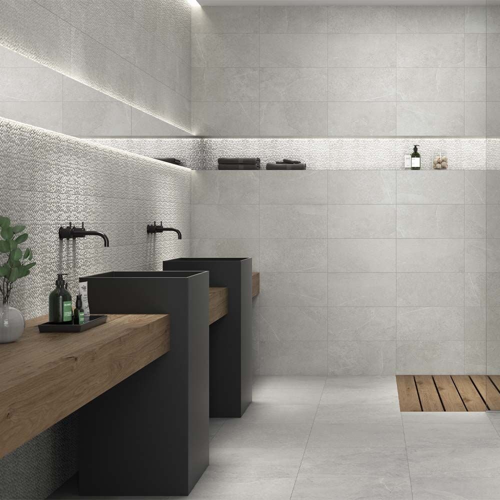 Elrond White Matt Wall & Floor Tile Per m² - 607x607mm