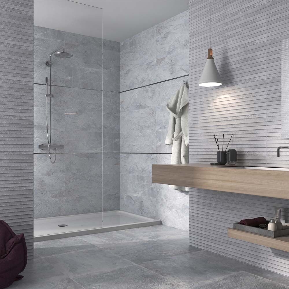 Sauren Grey Matt Wall &Floor Per m² - 607x607mm