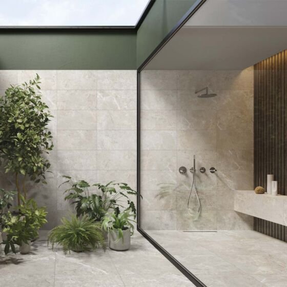 Vinterberg Cream Matt Porcelain Wall & Floor Tiles - Image 2