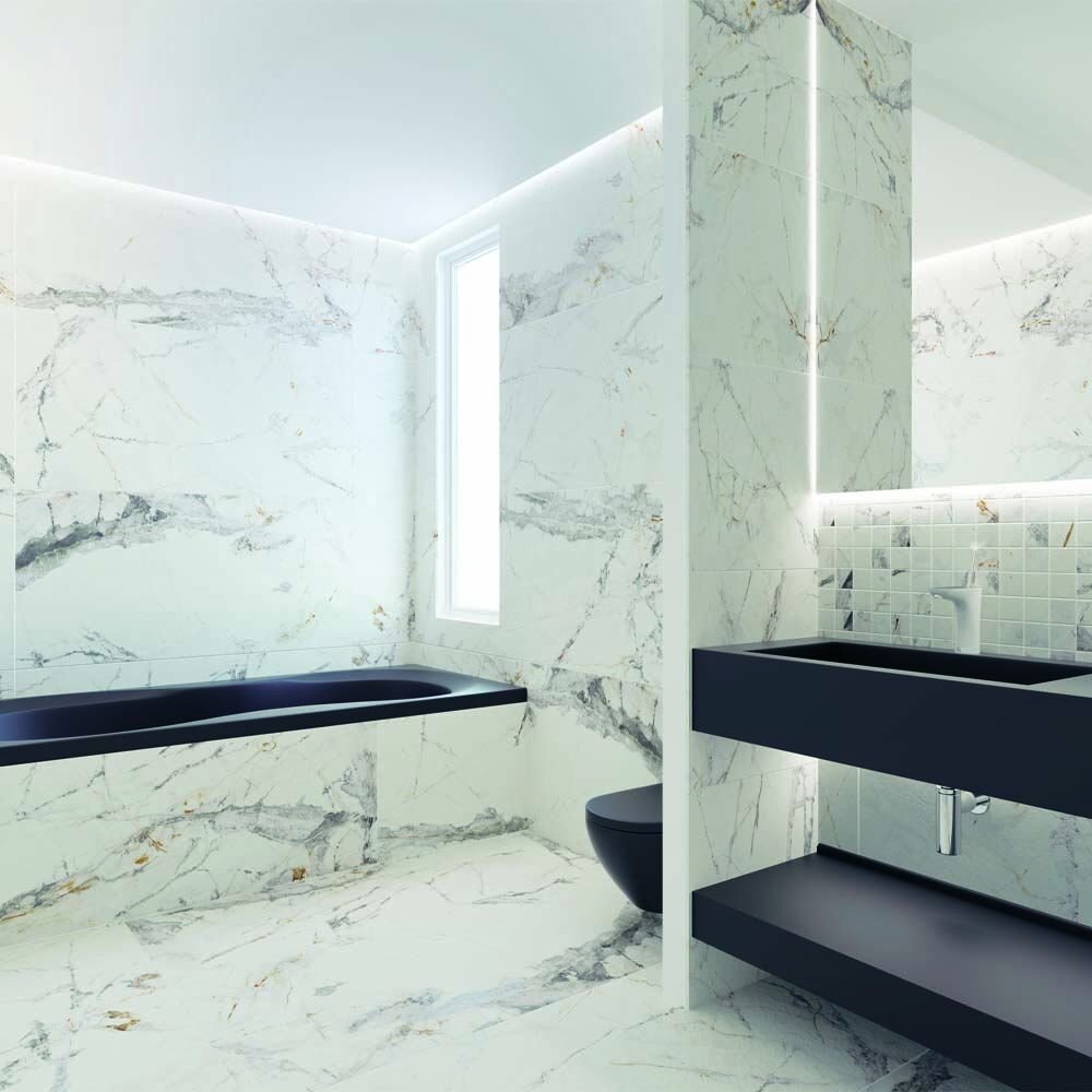 Clandestine Matt Porcelain Wall & Floor Tile - 600x1200mm