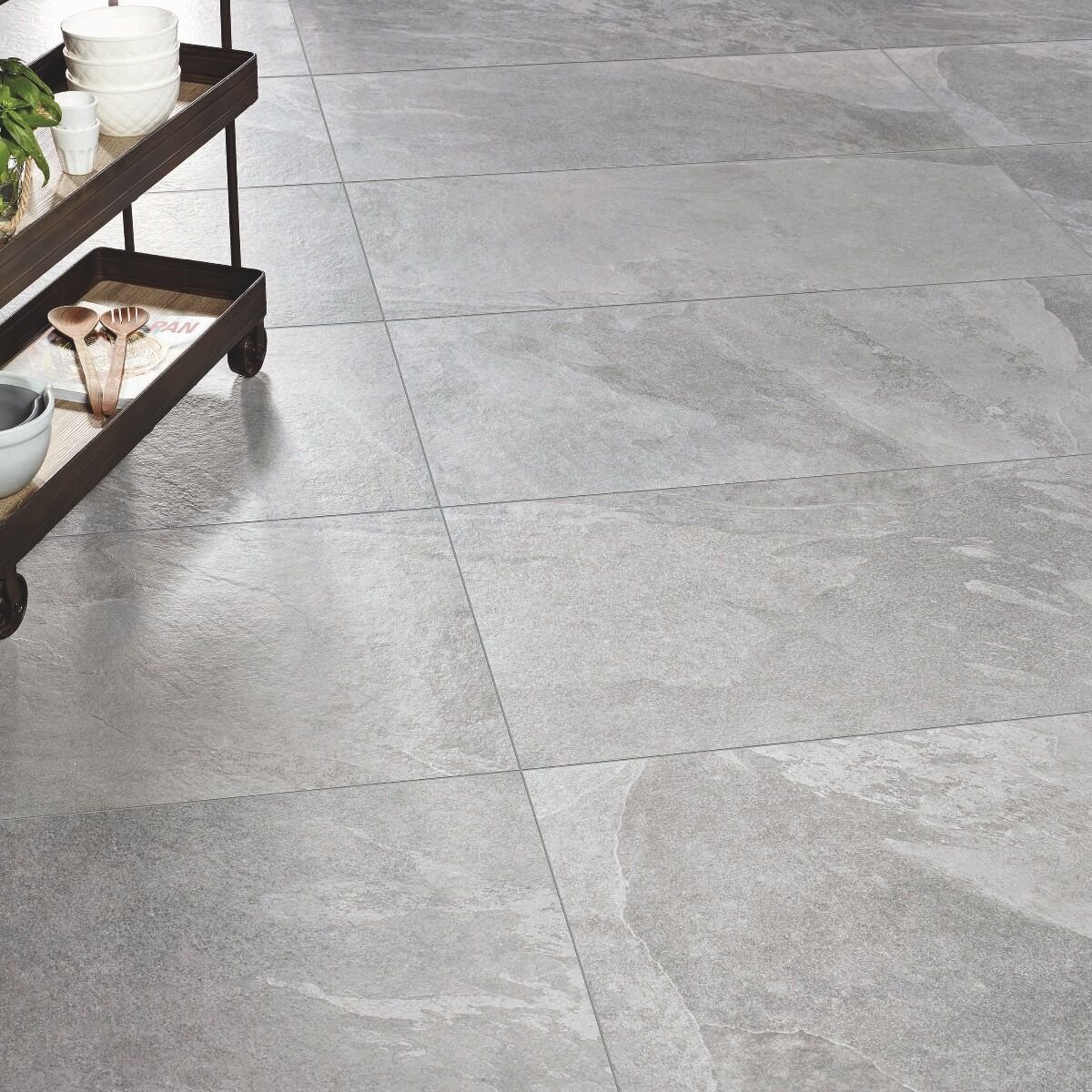Alain Light Grey Wall & Floor Tile Per m²
