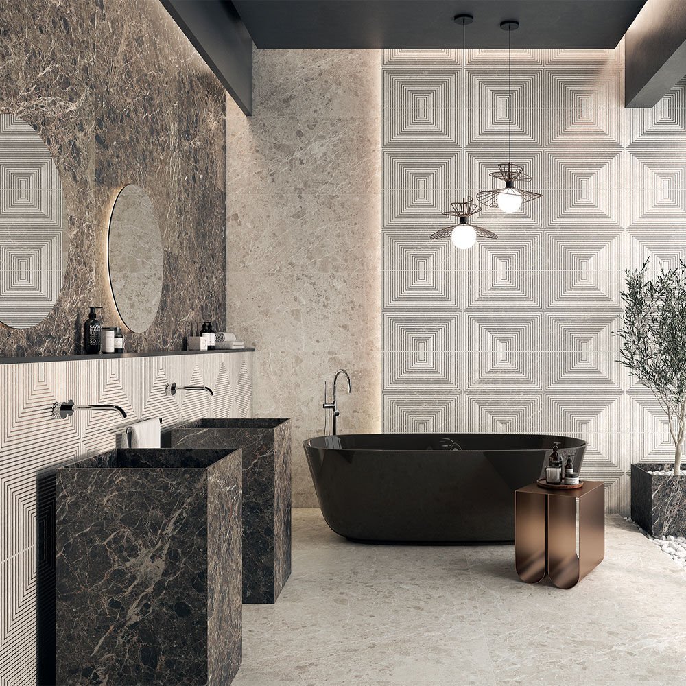 Calister Matt Porcelain Wall & Floor Tile Per m²